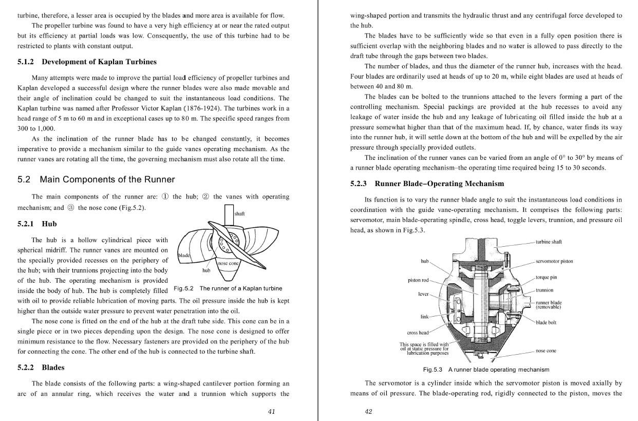 《透平机械:水轮机与水泵专业英语》PDF